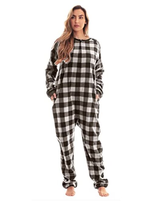 Just Love Printed Flannel Adult Onesie/Pajamas