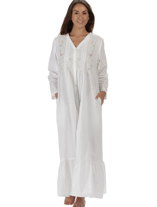 The 1 for U 100% Cotton Ladies Victorian Style Nightgown 7 Sizes - Kate