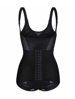 Women Waist Trainer Bodysuit Tummy Control Shapewear Slim Full Body Breathable Corset