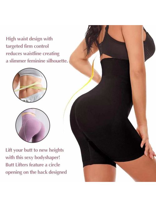 Supplim Body Shaper for Women Tummy Control Butt Lifter Shapewear Waist Trainer