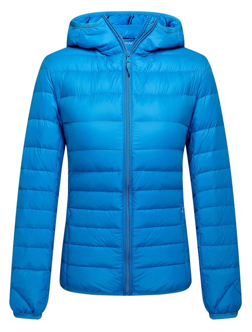 ZSHOW Women's Packable Hooded Lightweight Down Jackets Puffer Coats