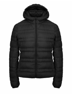 CHERRY CHICK Women's Light Weight Down Jacket with Hood