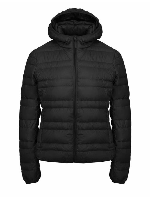 CHERRY CHICK Women's Light Weight Down Jacket with Hood