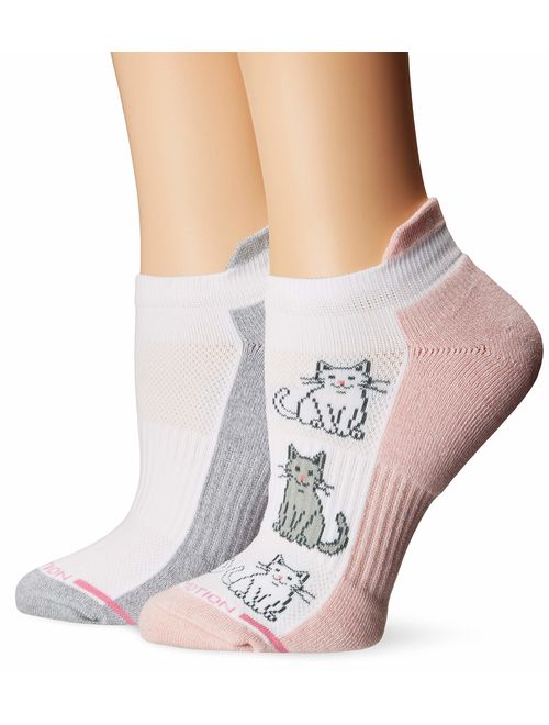 Dr. Motion Women's 2pk Compression Low Cut Socks