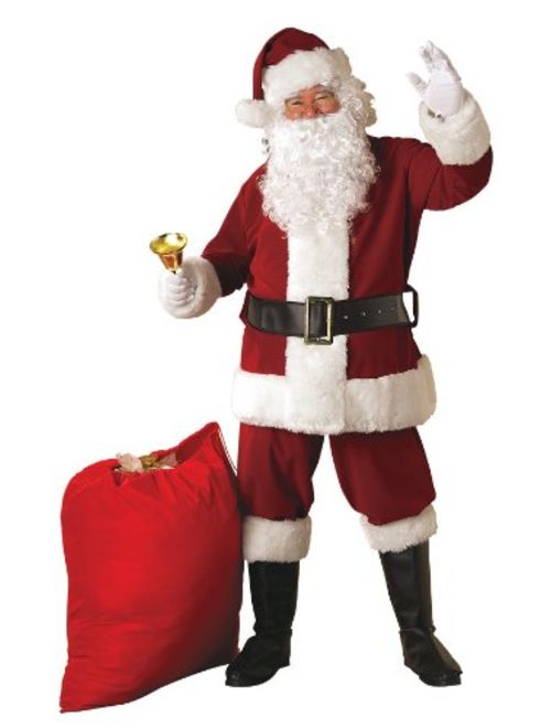 Rubie's Regal Crimson Santa Suit With Gloves