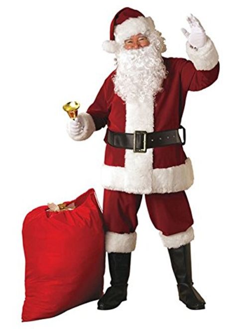 Rubie's Regal Crimson Santa Suit With Gloves