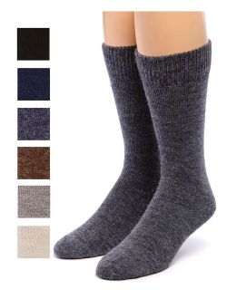 Warrior Alpaca Socks - Women's Outdoor Alpaca Wool Socks, Terry Lined with Comfort Band Opening