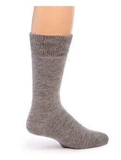 Warrior Alpaca Socks - Women's Outdoor Alpaca Wool Socks, Terry Lined with Comfort Band Opening