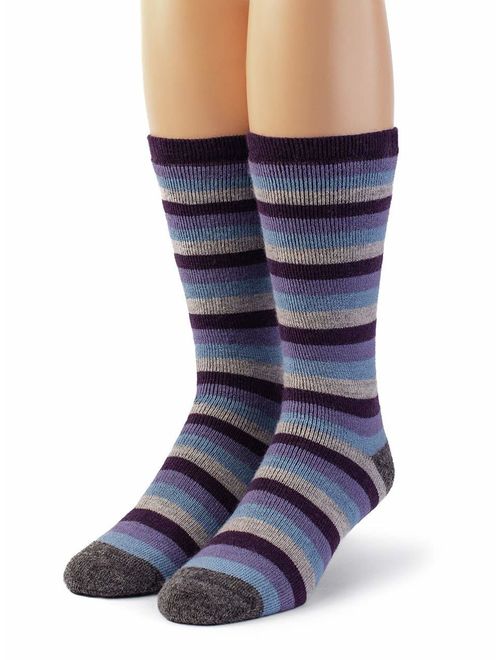 Warrior Alpaca Socks - Women's Outdoor Alpaca Wool Socks, Terry Lined with Comfort Band Opening