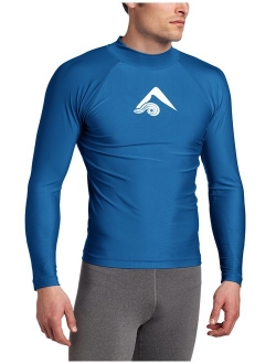 Men's Long-Sleeve Platinum UPF 50  Rashguard