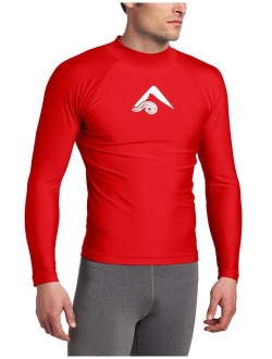 Men's Long-Sleeve Platinum UPF 50  Rashguard