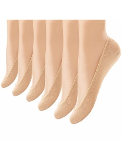 6 Pairs No Show Socks Women No Show Liner Socks Womens No Show Socks Non Slip Thin Low Cut Casual Socks