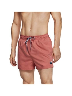 Men's Swim Trunk Short Length Redondo Solid