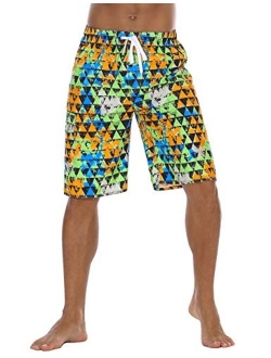 Nonwe Men's Beachwear Summer Holiday Swim Trunks Quick Dry Striped