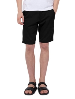 Pau1Hami1ton Men's 10" Inseam Flat-Front Summer Chino Short PH-01