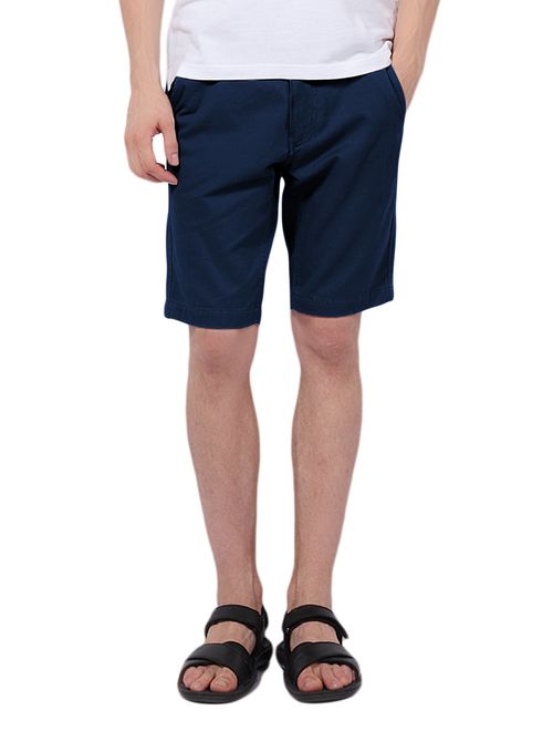 Pau1Hami1ton Men's 10" Inseam Flat-Front Summer Chino Short PH-01