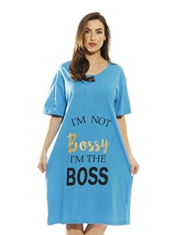 Just Love Short Sleeve Nightgown Sleep Dress for Women