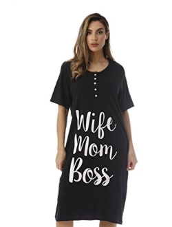 Just Love Short Sleeve Nightgown Sleep Dress for Women