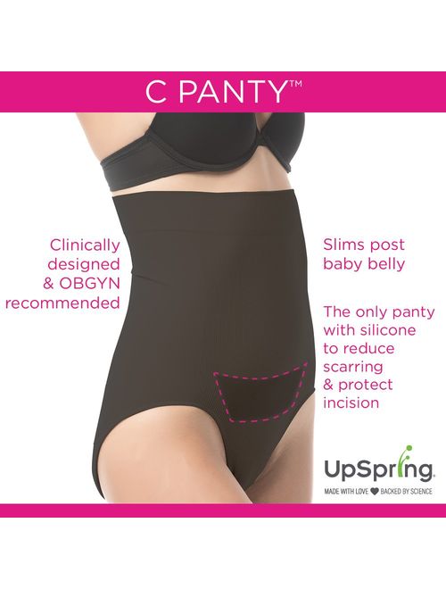 UpSpring Baby C-Panty C-Section Underwear for C Section Recovery (2-Pack C-Section Underwear)