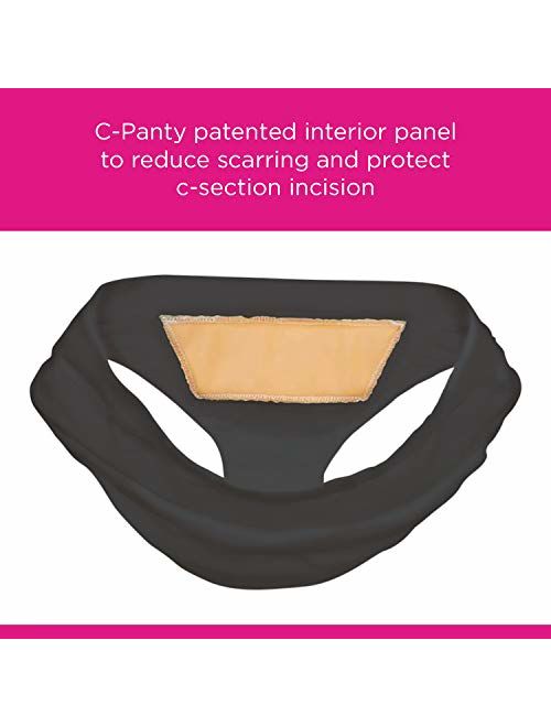 UpSpring Baby C-Panty C-Section Underwear for C Section Recovery (2-Pack C-Section Underwear)