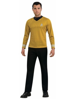 Costume Star Trek Gold Star Fleet Uniform Shirt Costume