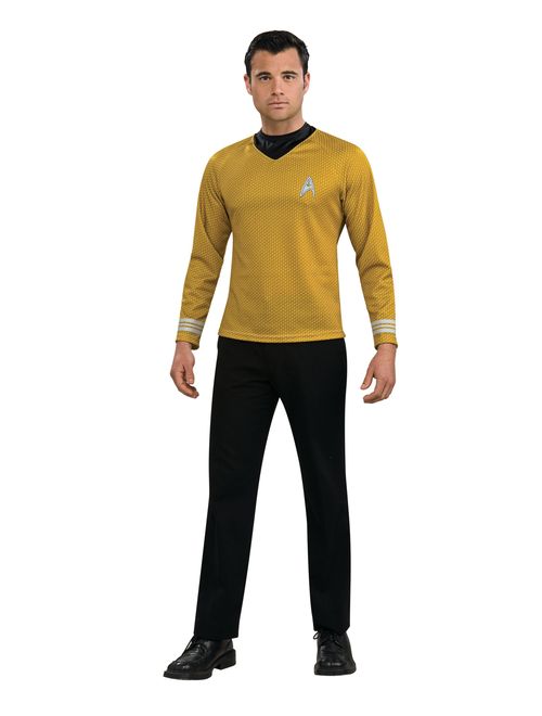 Rubie's Costume Star Trek Gold Star Fleet Uniform Shirt Costume