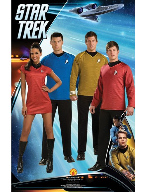 Rubie's Costume Star Trek Gold Star Fleet Uniform Shirt Costume