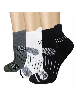 3/5/8 Pairs Copper Compression Ankle Socks Women & Men Sport Plantar Fasciitis Arch Support - Best For Athletic &Travel