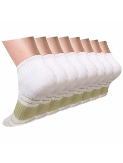 3/5/8 Pairs Copper Compression Ankle Socks Women & Men Sport Plantar Fasciitis Arch Support - Best For Athletic &Travel