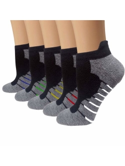 3/5/8 Pairs Copper Compression Ankle Socks Women & Men Sport Plantar Fasciitis Arch Support - Best For Athletic &Travel