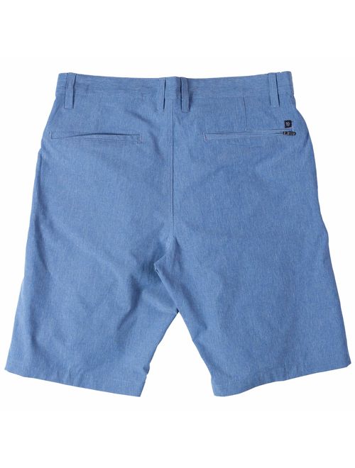 Burnside Hybrid Stretch Shorts for Mens Lightweight Boardshorts Grey