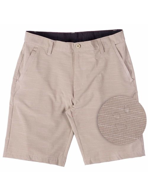 Burnside Hybrid Stretch Shorts for Mens Lightweight Boardshorts Grey