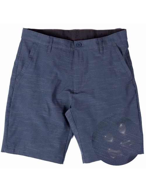 Burnside Hybrid Stretch Shorts for Mens Lightweight Boardshorts Grey