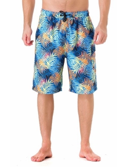 Clothin Men's Quick Dry Surfing Boardshorts with Pocket