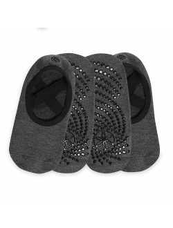 Gaiam Yoga Barre Socks | Non Slip Sticky Toe Grip Accessories for Women & Men | Pure Barre, Hot Yoga, Pilates, Ballet, Dance, Home for Balance & Stability | Available in 