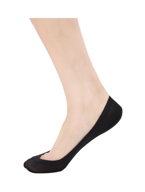 4&6 Pairs No Show Socks Women for Flat Low Cut Socks