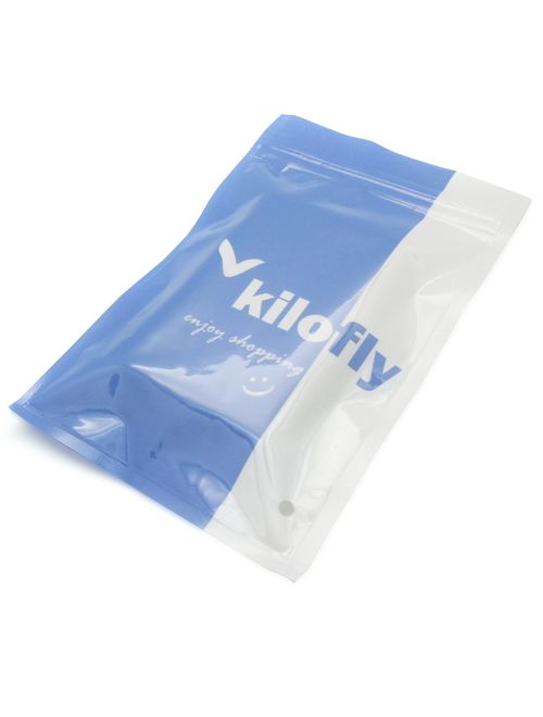 kilofly No Show Full Cuff Silicone Grip Non-Skid Socks [Set of 4, Black & Beige]