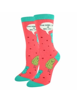 HAPPYPOP Funny Pickle Gifts Sushi Gifts for Women, Novelty Sushi Donut Pickle Taco Socks Girls,Crazy Food Socks