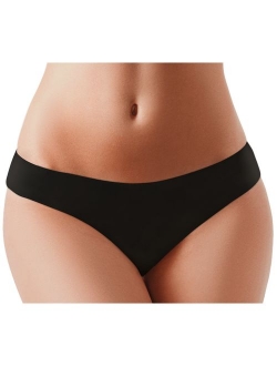 BUBBLELIME XS-XL Sport Thongs Panties Women Low Rise Sexy G-String No Show Bonded Breathable Underwear (6 Pack&3 Pack&1 Pack)