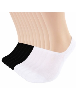 No Show Socks Women Athletic Cushion Cotton Socks- 5/10 Pack-Low Cut Liners Loafer Sneakers Sports Casual Socks