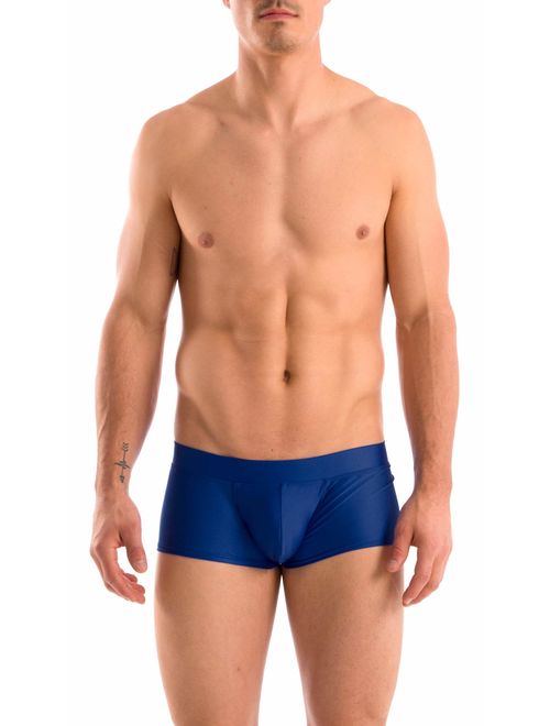 Gary Majdell Sport Mens New Solid Hot Body Boxer Swimsuit