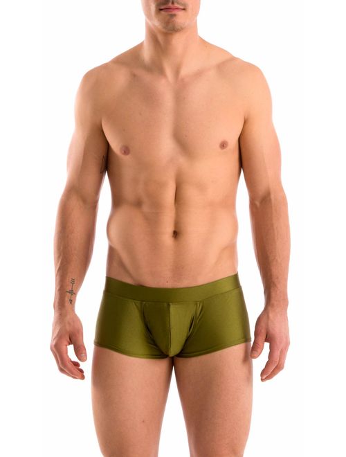 Gary Majdell Sport Mens New Solid Hot Body Boxer Swimsuit