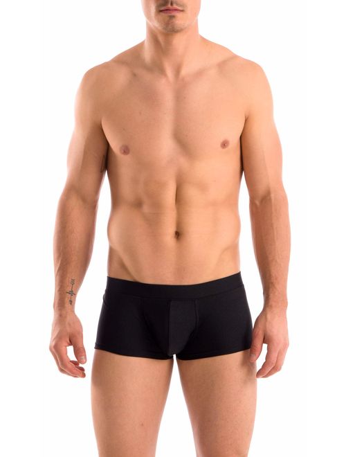 Gary Majdell Sport Mens New Solid Hot Body Boxer Swimsuit