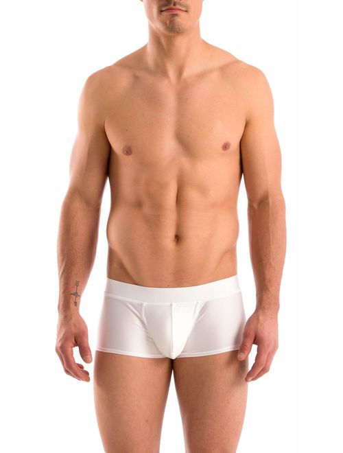 Gary Majdell Sport Mens New Solid Hot Body Boxer Swimsuit