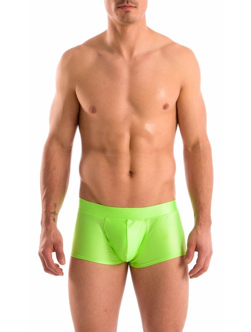 Gary Majdell Sport Mens New Solid Hot Body Boxer Swimsuit