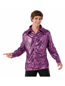 Forum Novelties Men's 70's Disco Dynamite Dude Costume Shirt