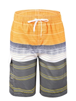 Nonwe Men's Surf Quick Dry Swim Trunks with Drawsting