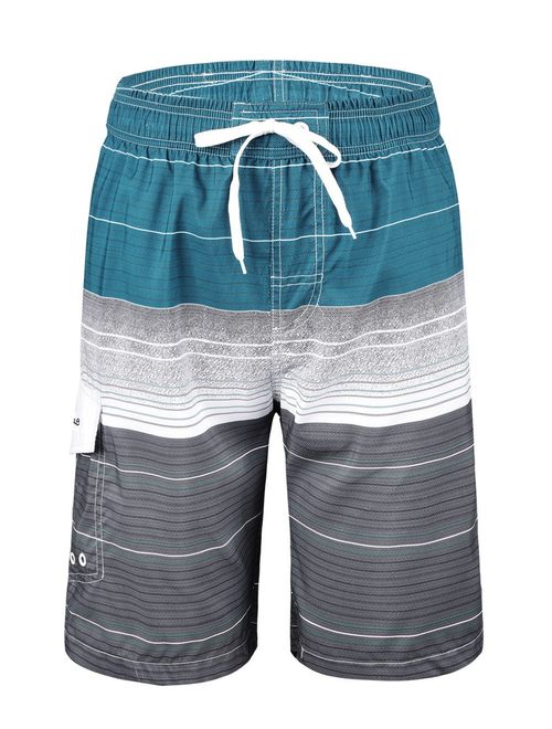 Nonwe Men's Surf Quick Dry Swim Trunks with Drawsting