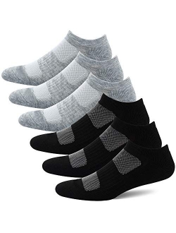 BERING Women's Athletic Low Ankle Cushion Running Socks (6 Pairs)