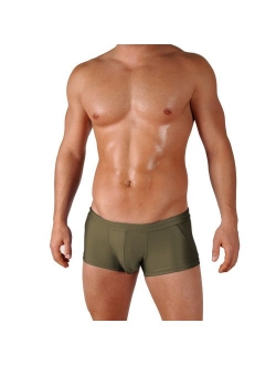 Gary Majdell Sport Mens Competition Style Boxer Brief Swimsuit with Front Pouch